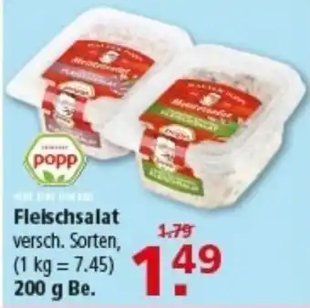 Multi Markt popp Fleischsalat Angebot