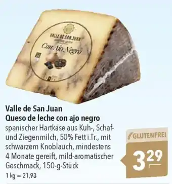 CITTI Markt Valle de San Juan Queso de leche con ajo negro Angebot
