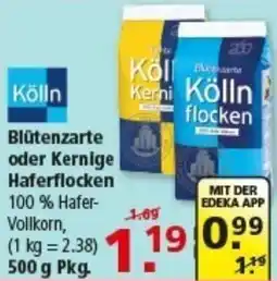 Multi Markt Kölln Blütenzarte oder Kernige Haferflocken Angebot