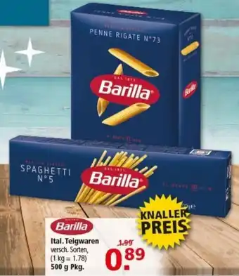 Multi Markt Barilla Ital. Teigwaren Angebot