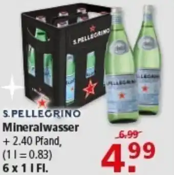 Multi Markt S. PELLEGRINO Mineralwasser Angebot