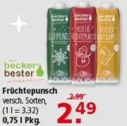 Multi Markt becker bester Früchtepunsch Angebot