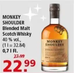 Multi Markt MONKEY SHOULDER Blended Malt Scotch Whisky Angebot