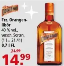 Multi Markt COINTREAU Frz. Orangen- likör Angebot