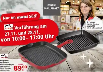 Multi Markt staub Grillpfanne Quadratisch Angebot