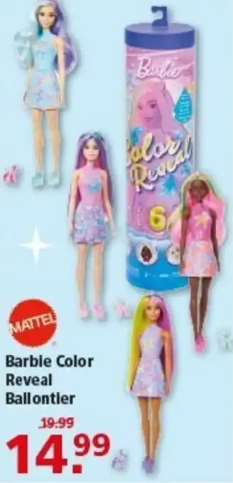 Multi Markt MATTEL Barbie Color Reveal Ballontier Angebot