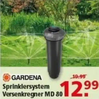 Multi Markt GARDENA Sprinklersystem Versenkregner MD 80 Angebot