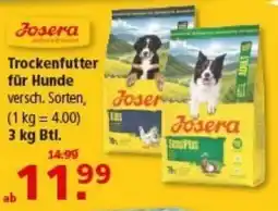 Multi Markt Josera Trockenfutter für Hunde Angebot