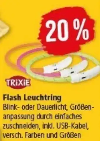 Multi Markt TRIXIE Flash Leuchtring Angebot