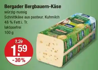 V Markt Bergader Bergbauern-Käse Angebot