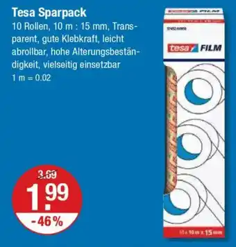 V Markt Tesa Sparpack Angebot