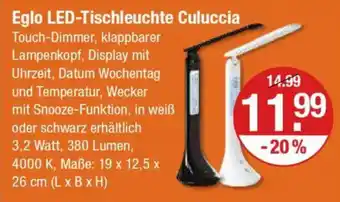 V Markt Eglo LED-Tischleuchte Culuccia Angebot