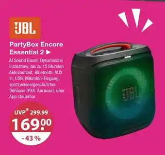 V Markt JBL PartyBox Encore Essential 2 Angebot