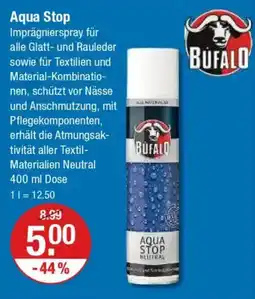 V Markt Aqua Stop BUFALO Angebot
