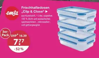V Markt emsa Frischhaltedosen "Clip & Close" Angebot