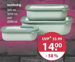 V Markt MEPAL Multischüssel-Set "Cirqula" rechteckig Angebot