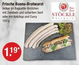 V Markt STÖCKLE Frische Bosna-Bratwurst Angebot
