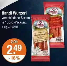 V Markt Handl Wurzerl Angebot