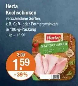V Markt Herta Kochschinken Angebot