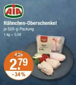 V Markt AIA Hähnchen-Oberschenkel Angebot