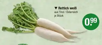 V Markt Rettich weiß Angebot