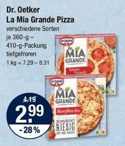 V Markt Dr. Oetker La Mia Grande Pizza Angebot