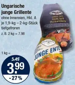 V Markt Ungarische junge Grillente Angebot