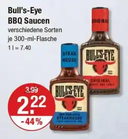 V Markt Bull's-Eye BBQ Saucen Angebot