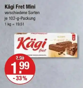 V Markt Kägi Fret Mini Angebot