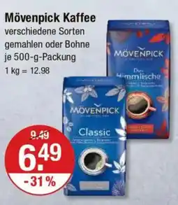 V Markt Mövenpick Kaffee Angebot