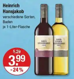 V Markt Heinrich Hansjakob Angebot
