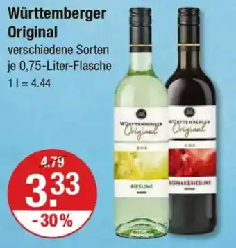 V Markt Württemberger Original Angebot