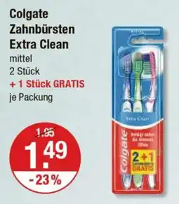 V Markt Colgate Zahnbürsten Extra Clean Angebot
