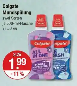 V Markt Colgate Mundspülung Angebot