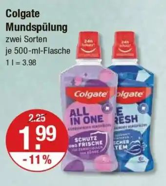 V Markt Colgate Mundspülung Angebot