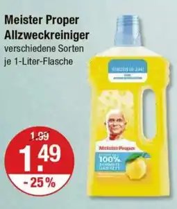 V Markt Meister Proper Allzweckreiniger Angebot