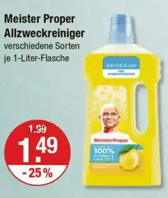V Markt Meister Proper Allzweckreiniger Angebot