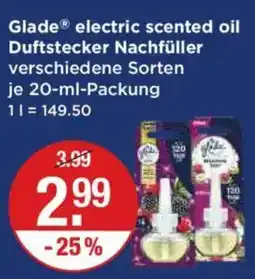 V Markt Glade electric scented oil Duftstecker Nachfüller Angebot
