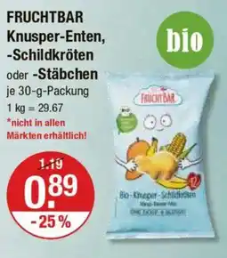 V Markt FRUCHTBAR Knusper-Enten, -Schildkröten oder -Stäbchen Angebot