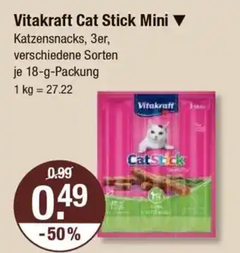 V Markt Vitakraft Cat Stick Mini Angebot