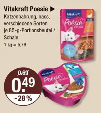 V Markt Vitakraft Poesie Angebot