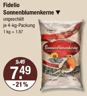 V Markt Fidelio Sonnenblumenkerne Angebot