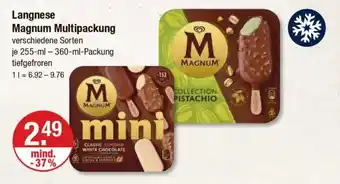 V Markt Langnese Magnum Multipackung Angebot