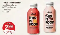 V Markt YFood Trinkmahlzeit Angebot