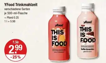 V Markt YFood Trinkmahlzeit Angebot