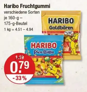 V Markt Haribo Fruchtgummi Angebot