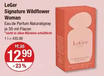 V Markt LeGer Signature Wildflower Woman Angebot