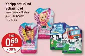 V Markt Kneipp naturkind Schaumbad Angebot