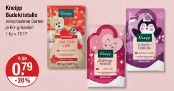 V Markt Kneipp Badekristalle Angebot