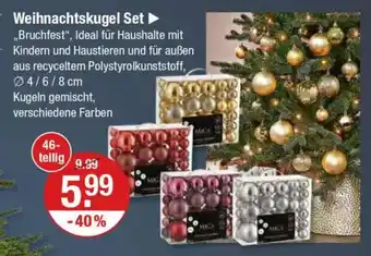 V Markt Weihnachtskugel Set Angebot